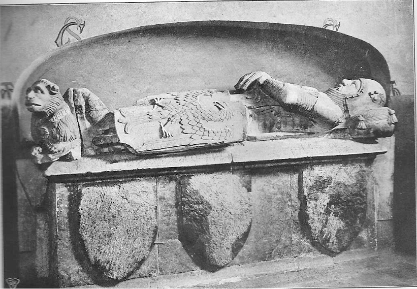 Sarcophage de Thomas II de Savoie dans la cathdrale d'Aoste